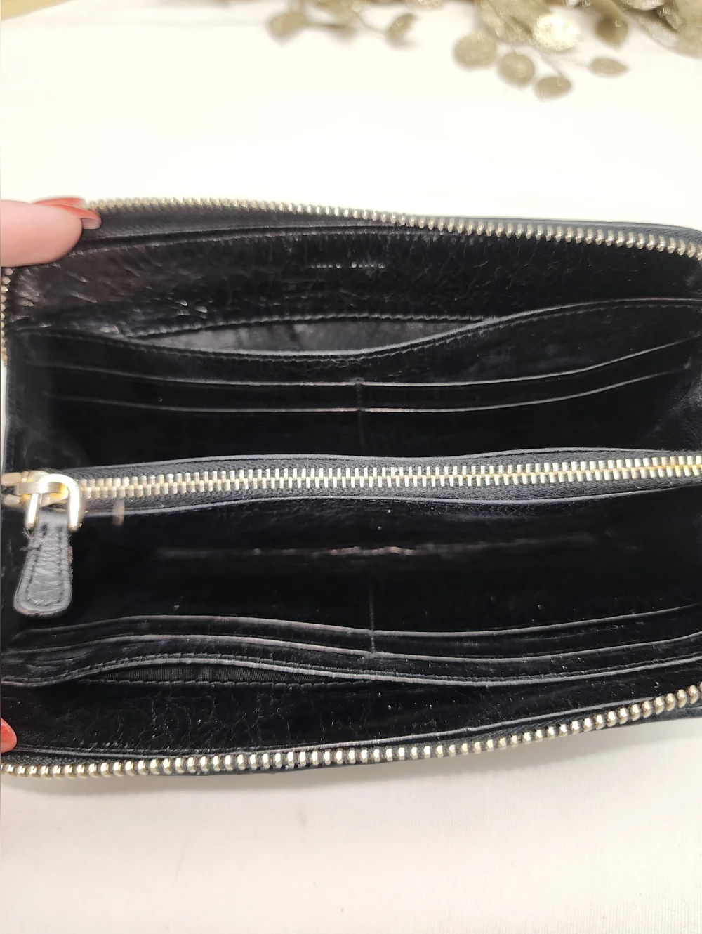 Authentic Miu Miu Nappa Matelasse Lux Full Zip Around Wallet Black WITH COA